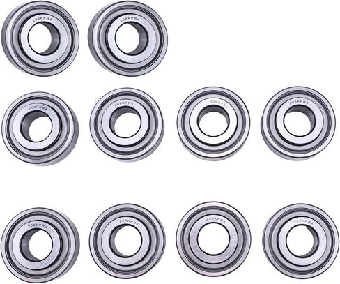 Jeenda 10pcs 0.9842 "المحامل 206KPR4 206KRP4 206RTQ AA34616 متوافق مع John Deere DR12 DR16 DR24 1700 1710 1715 1720 1725 1730 1735 1755 1760 1760NT 1765NT in Saudi Arabia