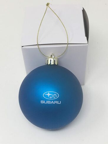 Subaru Logo Holiday Christmas Round Ornament Blue Forester Outback Crosstrek Ascent BRZ Sti WRX Impreza Legacy in Saudi Arabia