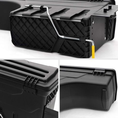 PIT66 Truck Bed Storage Box Toolbox, Compatible with Toyota Tacoma 2005-2021, Left Driver Right Passenger Side Storage Box Tool Box Black 2Pcs in Saudi Arabia