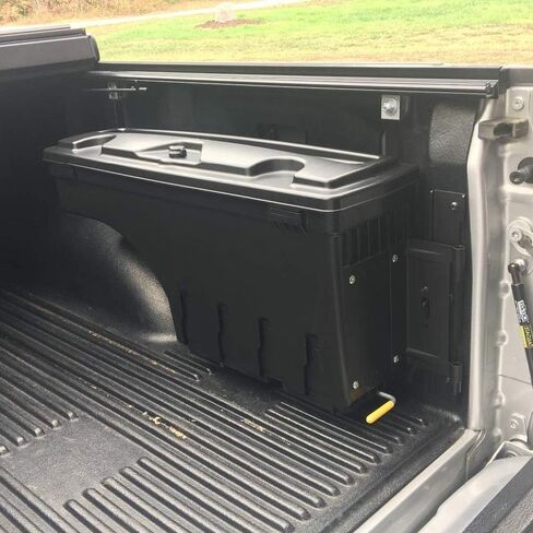 PIT66 Truck Bed Storage Box Toolbox, Compatible with Toyota Tacoma 2005-2021, Left Driver Right Passenger Side Storage Box Tool Box Black 2Pcs in Saudi Arabia
