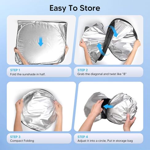 KUST Windshield Sun Shade for Chrysler 200 2015 2016 2017 2018 Window Shade Sun Visor Cover Foldable Blocks UV Rays Keep Your Car Cooler in Saudi Arabia