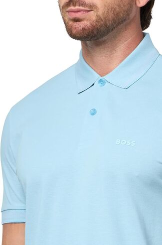 قميص بولو Pio رياضي ذو ياقة متناغمة للرجال من BOSS in Kuwait
