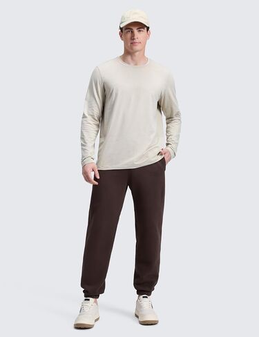 CRZ Yoga Mens Cotton Fleece Sweatpants 30 "كلاسيكي ملاء in Saudi Arabia