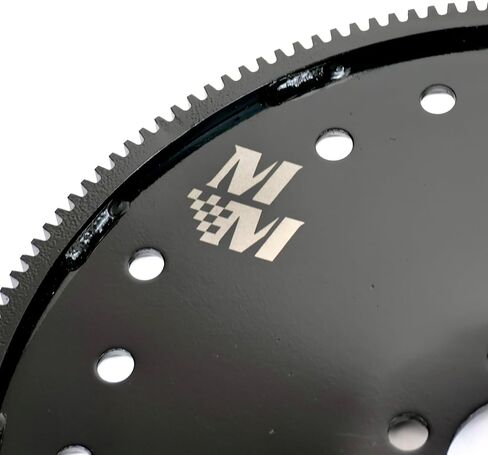Michigan Motorsports Black LS Flexplate 6 -Bolt Dished SFI 29.1 تصميم الجمود العالي - يناسب 4.8L 5.3L 5.7L. 6.0L 6.2L TH350 TH400 700R4 4L60 4L80 6L80 in Kuwait