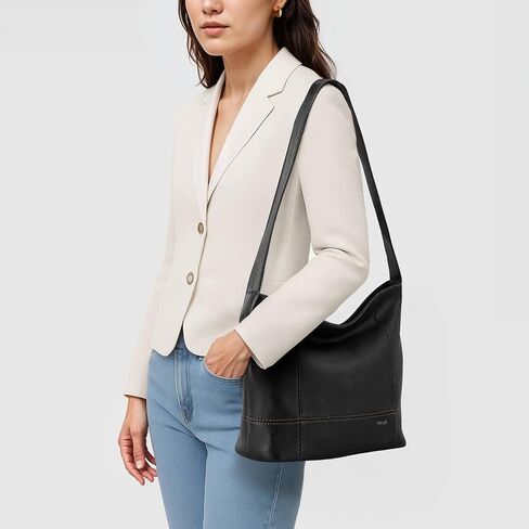 The Sak De Young Hobo Bag - Premium Leather Women's Handbag for Everyday & Travel - Durable, Large Purse With Zipper Pocket in Kuwait
