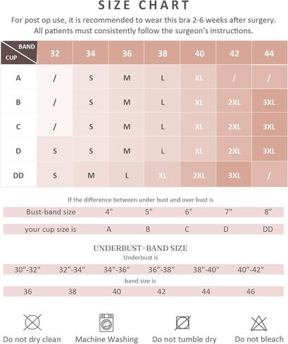 FeelinGirl Post Surgery Compression Bra for Women's Front Closure Bra with Adjustable Straps Wirefree Bra in Saudi Arabia