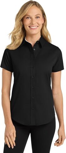 Joe's USA Womens Short Sleeve Wrinkle Resistant Easy Care Shirts in XS-6XL in Saudi Arabia
