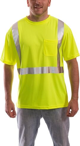 Tingley Job Sight S75022 High Visibility Class 2 T-Shirt, 2X, Fluorescent Yellow-Green in Saudi Arabia