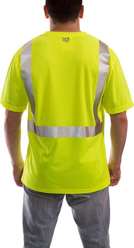 Tingley Job Sight S75022 High Visibility Class 2 T-Shirt, 2X, Fluorescent Yellow-Green in Saudi Arabia