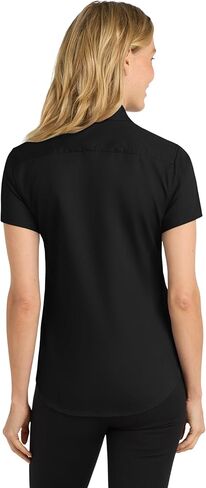 Joe's USA Womens Short Sleeve Wrinkle Resistant Easy Care Shirts in XS-6XL in Saudi Arabia