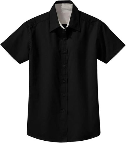 Joe's USA Womens Short Sleeve Wrinkle Resistant Easy Care Shirts in XS-6XL in Saudi Arabia