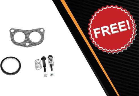 Exhaust Front Pipe Compatible for 1999-2000 Honda Civic 1.6L | 1999-2000 Acura EL 1.6L | Direct-Fit | Northeastern Exhaust | Free Gaskets and Spring Bolt Kit Included | Automotive Replacement Part in Saudi Arabia