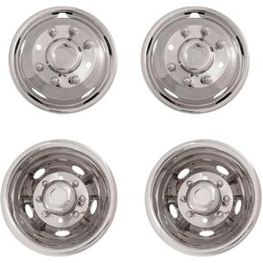 محاكاة محاكاة عجلات 17 بوصة مصقولة ، 8 مجموعة محاكاة للعجلة لعام 2011 لعام 2011 ، مجموعة غطاء العجلات ذات العجلات الثنائية ، لعجلة مزدوجة 17 "×. in Kuwait