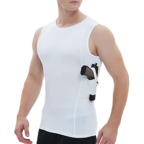 Conceal Carry Shirts for Men - Holster Tank Top - Everyday Concealed Carry Compression Shirt in Saudi Arabia