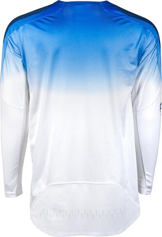Fly Racing Men's Evolution DST Zen Jersey (Black/Blue/Hi-Vis Yellow, Medium) in Saudi Arabia