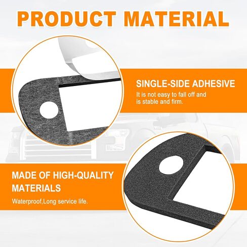 3rd Third Brake Light Seal Gasket, Compatible with Mazida B3000 1994-2008, B4000 B2300 1994-2010, Fd F250 F550 F350 F450 Super Duty 1999-2016 High Mount Stop Lamp Assembly (1 pcs) in Saudi Arabia