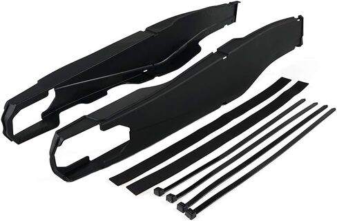 Nicecnc Black Swingarm Swing Arm Cover Cover متوافق مع KTM 125/150/250/300 SX/XC 2013-2022 250/350/450 SX-F/XC-F 2013-2022 متوافق مع Husqvarna TC/TX/FX 125-501 14-22 انظر Fitment in Saudi Arabia
