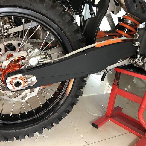 Nicecnc Black Swingarm Swing Arm Cover Cover متوافق مع KTM 125/150/250/300 SX/XC 2013-2022 250/350/450 SX-F/XC-F 2013-2022 متوافق مع Husqvarna TC/TX/FX 125-501 14-22 انظر Fitment in Saudi Arabia