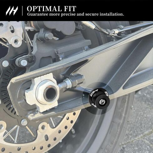 M8 Motorcycle Swingarm Bobbins For Ninja ZX-6R 636 2013-2025 Paddock Stand Mounts with Shock Absorption and Rear Swingarm (See details below) ninja zx-6r 636 Accessories (Black) in Kuwait