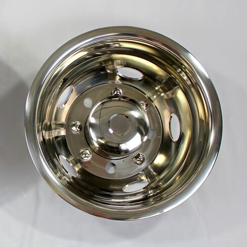 Set of Four 17" Dually Bolt-On Wheel Simulators for Chevy Silverado 3500HD 11-25 in Saudi Arabia