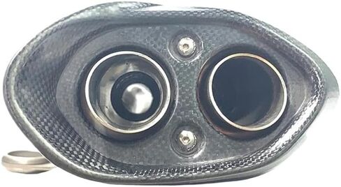 for S1000RR S1000rr 2017-2018 Slip-on Motorcycle Exhaust Elbow Exhaust Connect Link Pipe Carbon End Cap Modified Accessories in Saudi Arabia