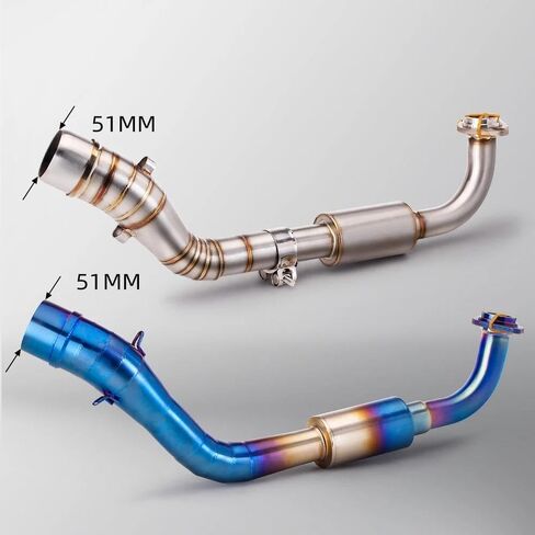 ل Aerox155 NVX155 NVX125 لأيروكس 155 NVX 155 125 هروب عادم الدراجة النارية تعديل أنبوب الرابط الأمامي 51 ملم كاتم الصوت in Saudi Arabia