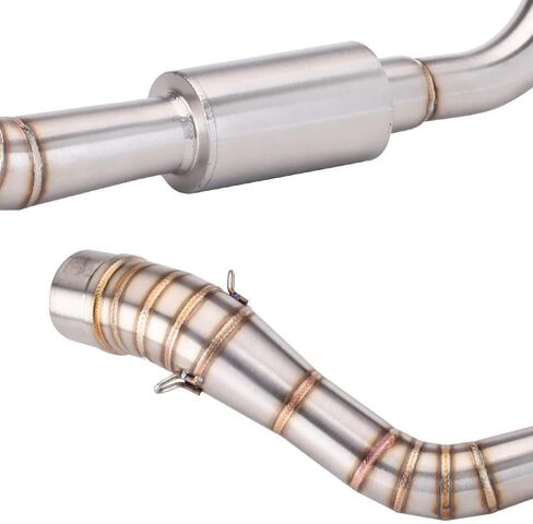 ل Aerox155 NVX155 NVX125 لأيروكس 155 NVX 155 125 هروب عادم الدراجة النارية تعديل أنبوب الرابط الأمامي 51 ملم كاتم الصوت in Saudi Arabia