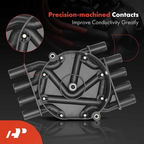 A-Premium Distributor CAP متوافق مع شيفروليه تاهو 1996-2000 ، C1500 C2500 Suburban 1996-1999 ، Express 1500 2500 3500 1996-2002 ، C1500 ، C2500 ، C3500 ، C3500HD ، K1500 ، K2500 ، K3500 in Saudi Arabia