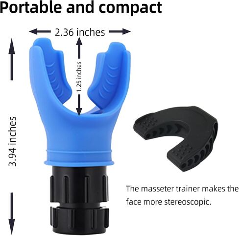 مدرب التنفس المحمول من Oxyflow Lung Trainer للتمرين عن طريق الفم والعضلات - مصمم لـ | اليوغا | ركوب الدراجات | تسلق الجبال | تدريب اللياقة البدنية اليومي، سهل التنظيف in Saudi Arabia