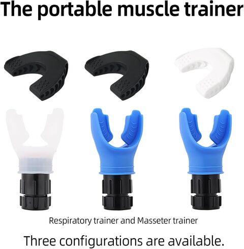 مدرب التنفس المحمول من Oxyflow Lung Trainer للتمرين عن طريق الفم والعضلات - مصمم لـ | اليوغا | ركوب الدراجات | تسلق الجبال | تدريب اللياقة البدنية اليومي، سهل التنظيف in Saudi Arabia