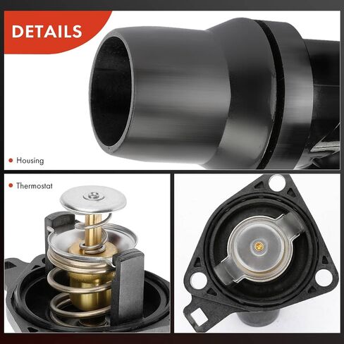 A-Premium Engine Toolant Thermostat Thermbly Association متوافق مع Honda Accord 2003-2012 ، Crosstour 2012-2015 ، Element 2003-2011 & Acura TSX 2009-2014 ، 2.4L in Kuwait