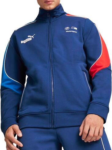 PUMA MEN MENS BMW M Motorsport T7 Full-Zip Jacket ، Pro Blue-M Color-SS24 in Saudi Arabia