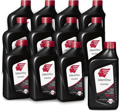 Idemitsu Full Synthetic Racing 75W-90 Gear Oil – 1 Quart, Pack of 2 | High-Performance Gearbox Oil for Extreme Conditions in Saudi Arabia