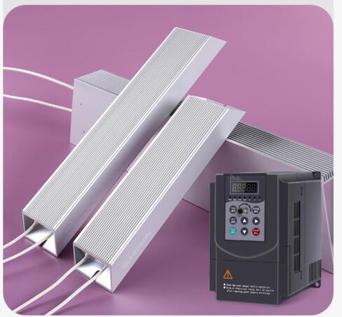 RXLG Aluminum Housed Brake Resistor for Inverters (100W, 10-150RJ) and Regenerative Braking Resistor for Servo Motors (100W, 10-150RJ) (100W100Ω) in Kuwait