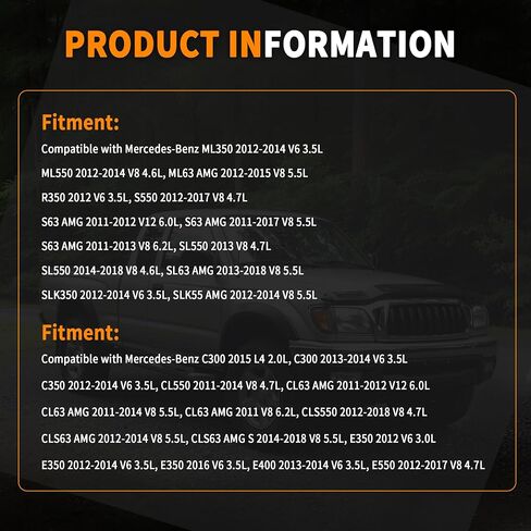 PC973 Engine Camshaft Position Sensor Compatible with Mercedes-Benz C300, C350, E350, E400, E550, E63 AMG S, GLS63 AMG, CLS550, CLS63 AMG S, G63 AMG, SL63 AMG, GLK350, GLE350, S550, S63 AMG in Saudi Arabia