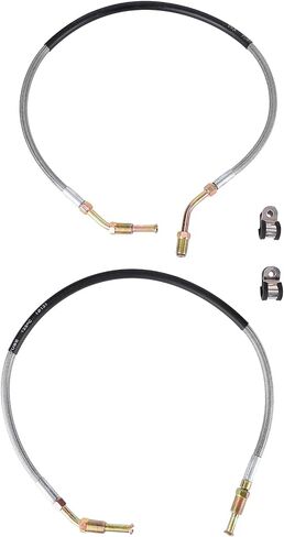 Front Left/Right Brake Hose Lines Compatible for Polaris Sportsman Xplorer Big Boss Magnum Trail Blazer Scrambler Sport Xpedition 335 400 500 1993-2000 Replacement 1930752 1930753 Lines Set in Saudi Arabia