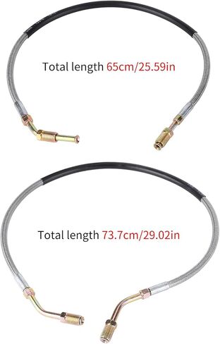 Front Left/Right Brake Hose Lines Compatible for Polaris Sportsman Xplorer Big Boss Magnum Trail Blazer Scrambler Sport Xpedition 335 400 500 1993-2000 Replacement 1930752 1930753 Lines Set in Saudi Arabia
