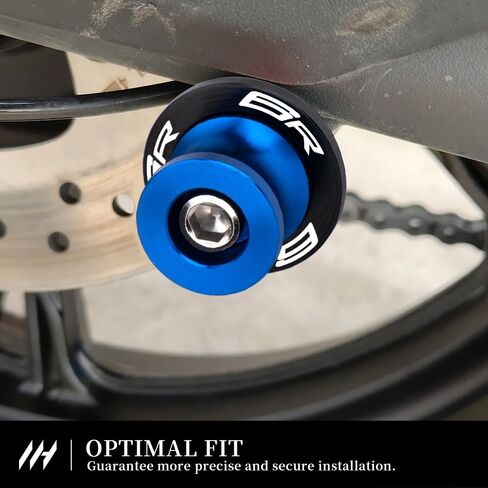 M8 Motorcycle Swingarm Bobbins For Ninja ZX-6R 636 2013-2025 Paddock Stand Mounts with Shock Absorption and Rear Swingarm (See details below) ninja zx-6r 636 Accessories (Black) in Kuwait