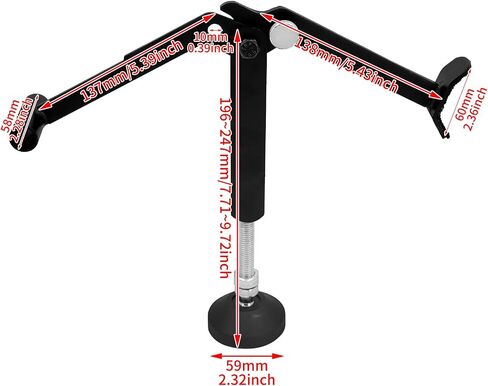 HDBUBALUS Motorcycle Wheel Lift Stand Trail Stand Portable Wheel Support Frame Motorcycle Wheel Lifting Tool Repairing Accessories in Saudi Arabia