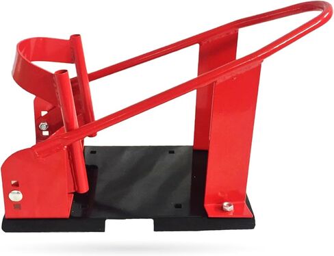 SUNROAD Motorcycle Wheel Chock Adjustable for 15"-21" Tire, Black, Red in Saudi Arabia