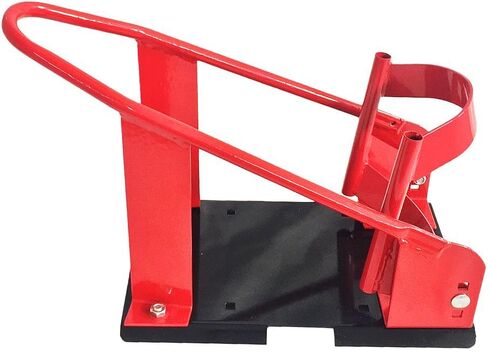 SUNROAD Motorcycle Wheel Chock Adjustable for 15"-21" Tire, Black, Red in Saudi Arabia