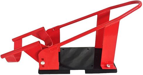 SUNROAD Motorcycle Wheel Chock Adjustable for 15"-21" Tire, Black, Red in Saudi Arabia