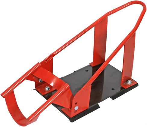 SUNROAD Motorcycle Wheel Chock Adjustable for 15"-21" Tire, Black, Red in Saudi Arabia