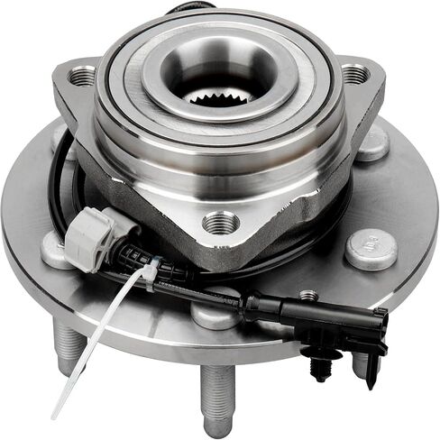 MAYASAF 515096 [4WD/AWD Only] Front Wheel Hub Bearing Assembly 6 Lugs w/ABS for 2007-2013 Chevy Tahoe/Silverado(Suburban)1500/Avalanche, 07-14 Escalade (ESV/EXT), 07-13 Sierra 1500/Yukon(XL) 1500 in Saudi Arabia