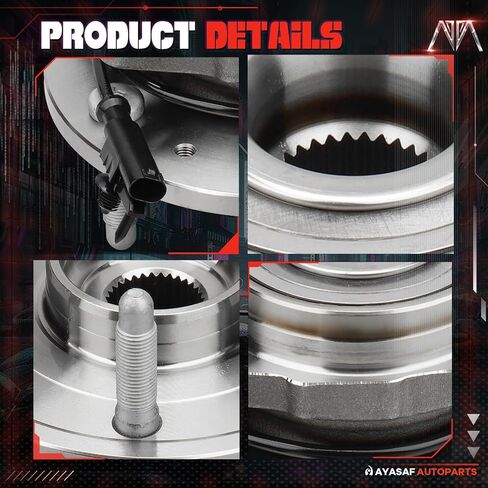 MAYASAF 515096 [4WD/AWD Only] Front Wheel Hub Bearing Assembly 6 Lugs w/ABS for 2007-2013 Chevy Tahoe/Silverado(Suburban)1500/Avalanche, 07-14 Escalade (ESV/EXT), 07-13 Sierra 1500/Yukon(XL) 1500 in Saudi Arabia