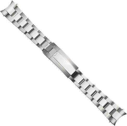 Ewatchparts 20mm Oyster Watch Band Bracelet Compatible With Rolex Yachtmaster Submariner Explorer Glide Flip Lock Shiny in Saudi Arabia