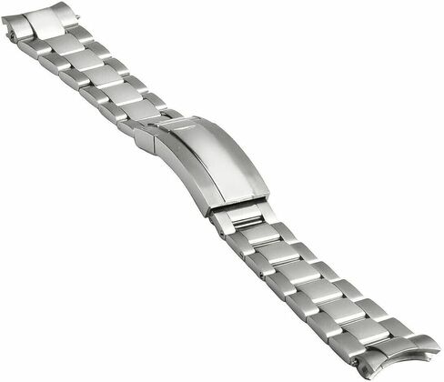 Ewatchparts 20mm Oyster Watch Band Bracelet Compatible With Rolex Yachtmaster Submariner Explorer Glide Flip Lock Shiny in Saudi Arabia