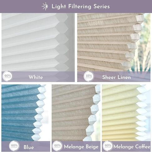 Graywind Smart Day Night Sellular Shades الستائر العسل العسل المخصصة (عينات النسيج) in Kuwait