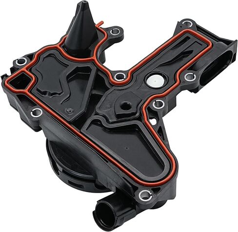 PCV Valve Engine Crank Crank Deat Seplator Kit Kit Kit Termable مع Audi A3 A4 A5 A5 Q5 TT VW Beetle CC Jetta Passat Tiguan 2.0T ، يحل محل# 06H103495AB ، 06H103495AH ، 06H103495B in Saudi Arabia