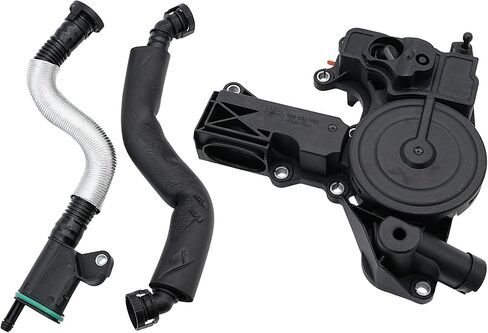 PCV Valve Engine Crank Crank Deat Seplator Kit Kit Kit Termable مع Audi A3 A4 A5 A5 Q5 TT VW Beetle CC Jetta Passat Tiguan 2.0T ، يحل محل# 06H103495AB ، 06H103495AH ، 06H103495B in Saudi Arabia